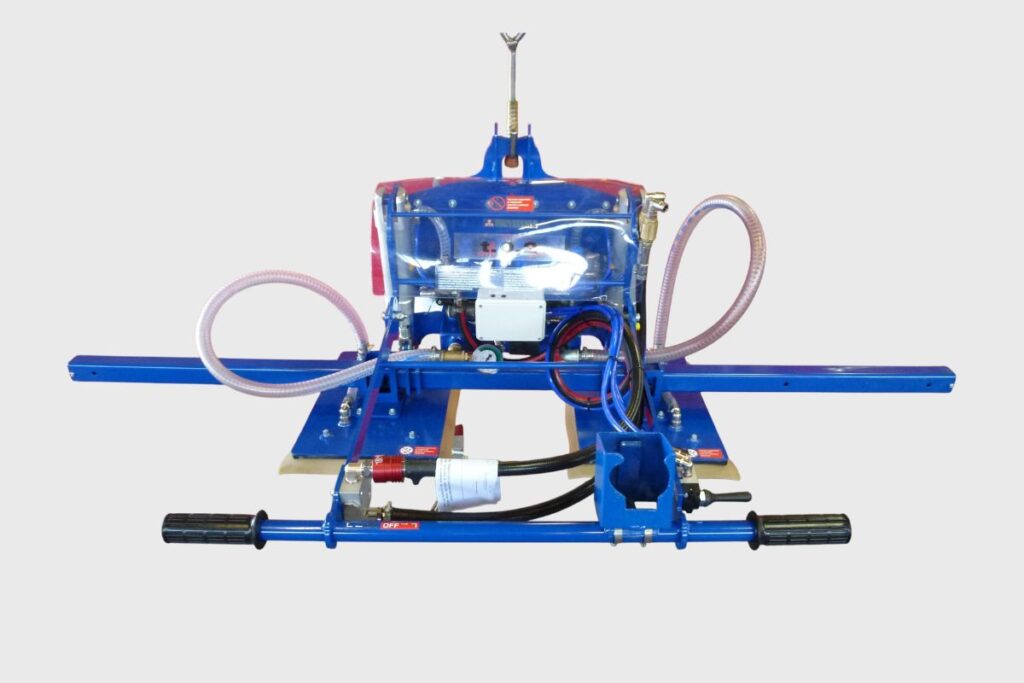 ventosa per legno con portata da 200 kg con alimentazione ad aria compressa