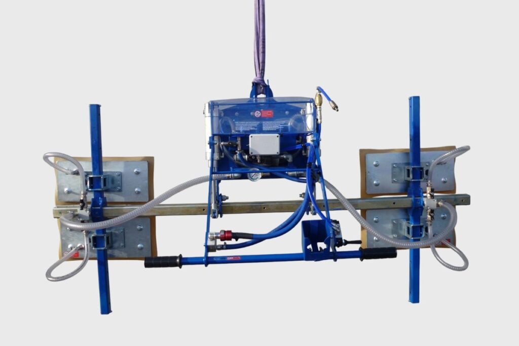 ventosa per legno con portata da 320 kg a 500 kg con alimentazione ad aria compressa