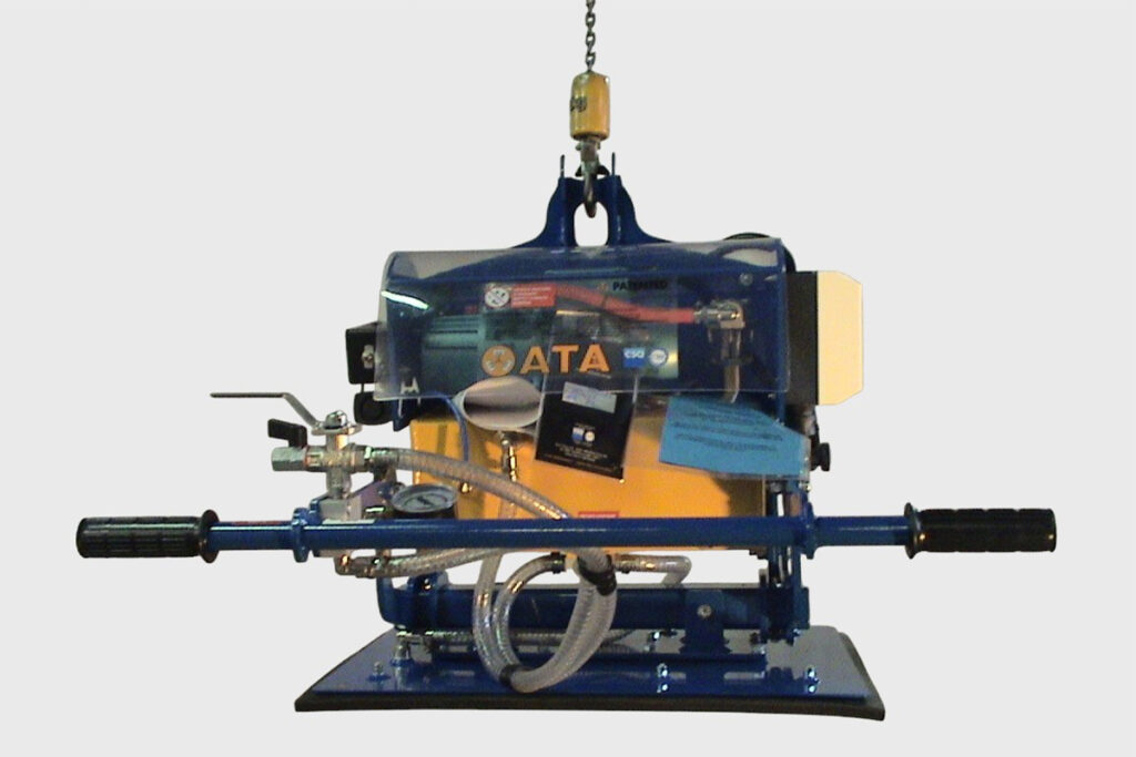 ventosa per vetro con portata da 125 kg a 1000 kg con alimentazione elettrica o a batteria