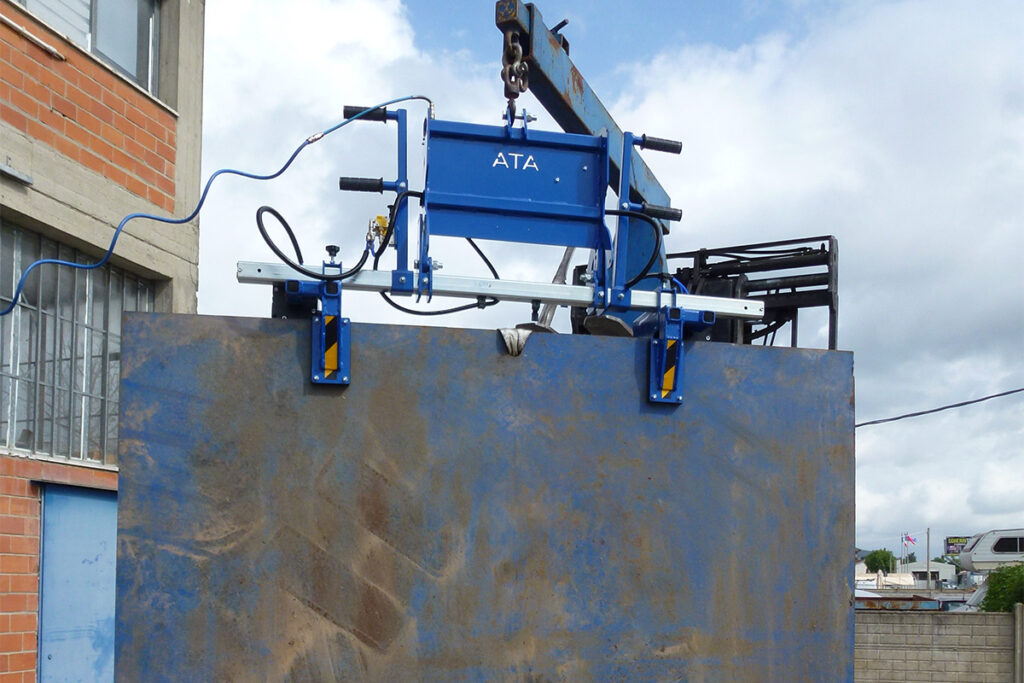 pinza pneumatica per spostare lastre