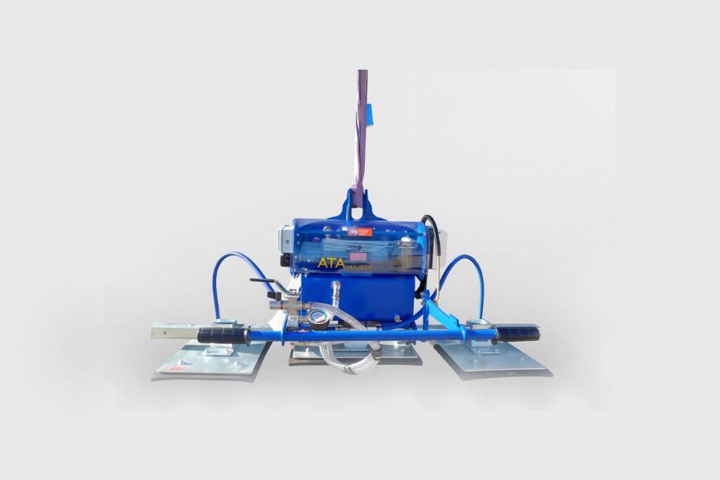 ventosa per lamiera con portata da 375 kg a 1125 kg con alimentazione elettrica o a batteria