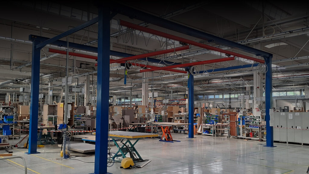 impianti sospesi modulari e leggeri